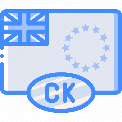 Cookislands, country, flag, international icon - Download on Iconfinder