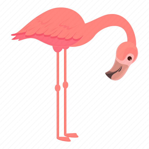 Cute, flamingo, pink, bird icon - Download on Iconfinder
