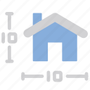 house, measurement, size