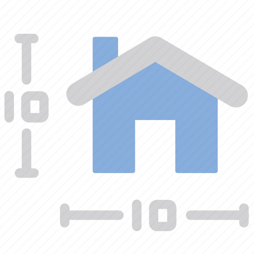 House, measurement, size icon - Download on Iconfinder