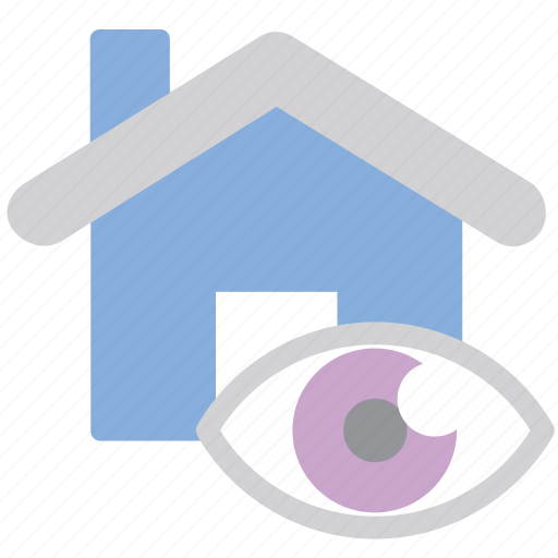 Eye, house, property, search, view icon - Download on Iconfinder