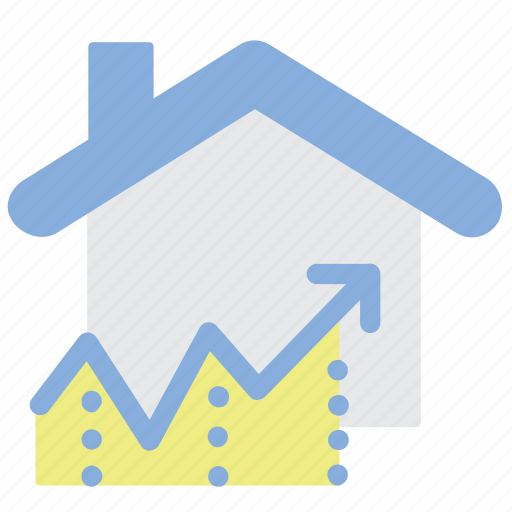 Growth, price, property, real estate icon - Download on Iconfinder