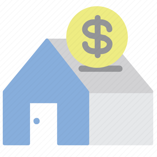 House, money bank, real estate, saving icon - Download on Iconfinder