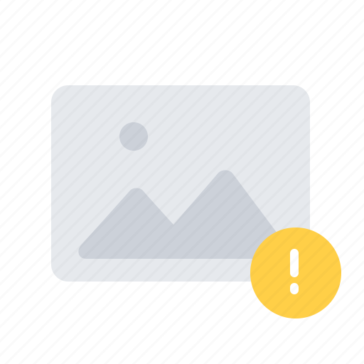 Alert, gallery, image, photo, picture, warning icon - Download on Iconfinder
