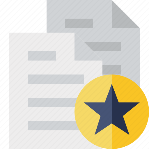 Copy, documents, star, duplicate, files icon - Download on Iconfinder