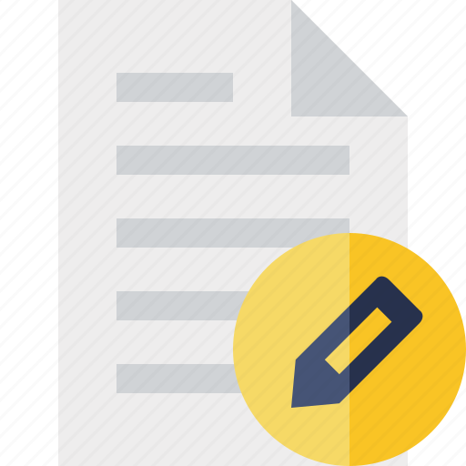 Document, edit, file, page, paper icon - Download on Iconfinder