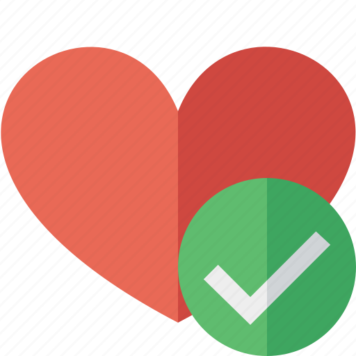 Favorites, heart, love, ok icon - Download on Iconfinder