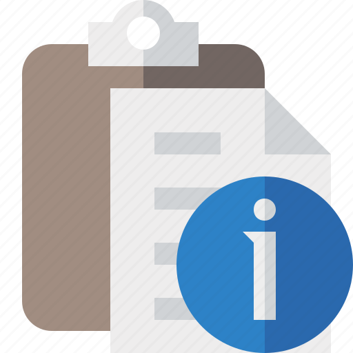 Information, paste, task, clipboard, copy icon - Download on Iconfinder