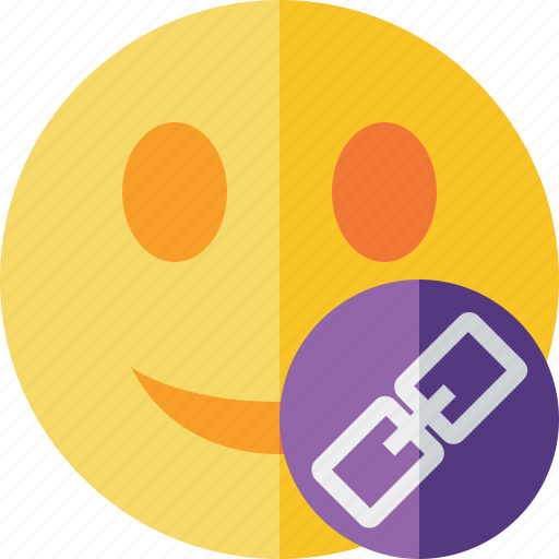 Emoticon, emotion, face, link, smile icon - Download on Iconfinder