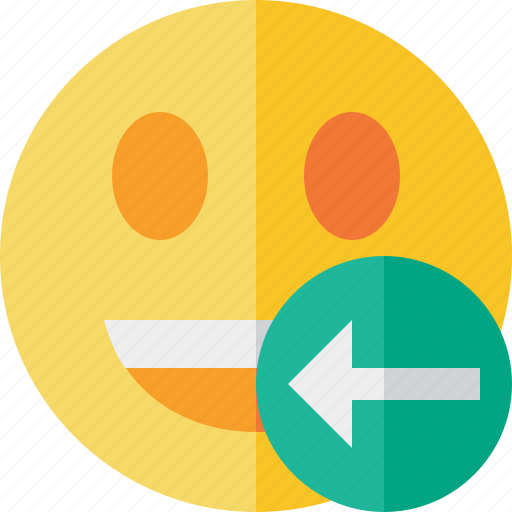 Emoticon, emotion, face, laugh, previous, smile icon - Download on Iconfinder