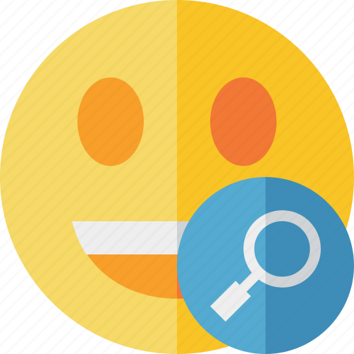 Emoticon, emotion, face, laugh, search, smile icon - Download on Iconfinder