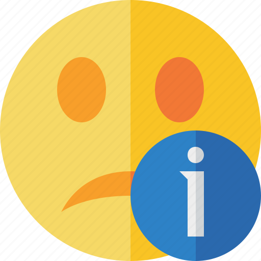 Emoticon, emotion, face, information, smile, unhappy icon - Download on Iconfinder