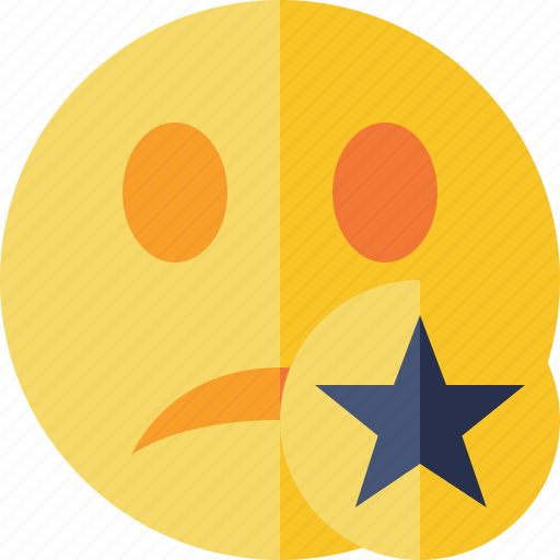 Emoticon, emotion, face, smile, star, unhappy icon - Download on Iconfinder