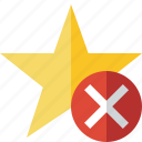 achievement, bookmark, cancel, favorite, rating, star