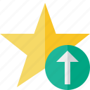 achievement, bookmark, favorite, rating, star, upload