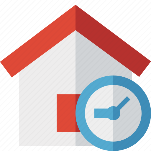 Address, building, clock, home, house icon - Download on Iconfinder