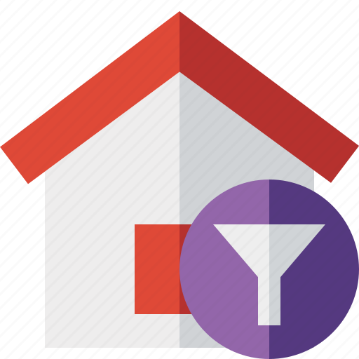 Address, building, filter, home, house icon - Download on Iconfinder