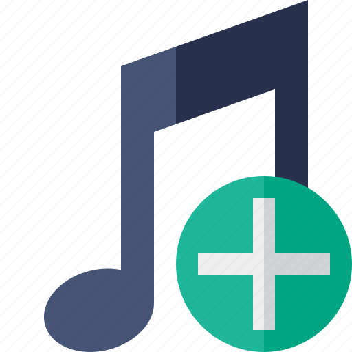 Add, audio, multimedia, music, note, sound icon - Download on Iconfinder