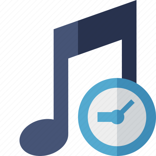 Audio, clock, multimedia, music, note, sound icon - Download on Iconfinder