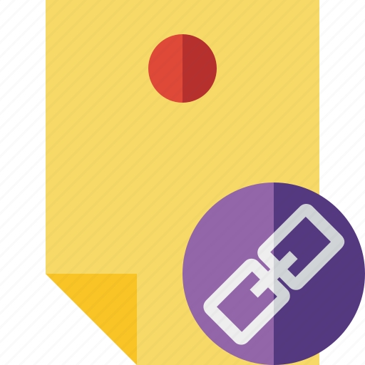 Document, link, memo, note, pin, reminder, sticker icon - Download on Iconfinder