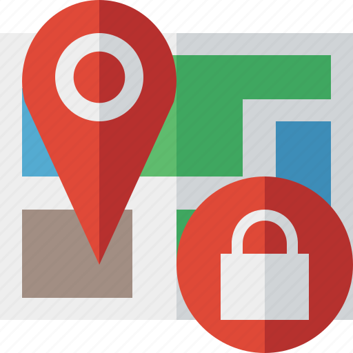 Gps, location, lock, map, marker, navigation, pin icon - Download on Iconfinder