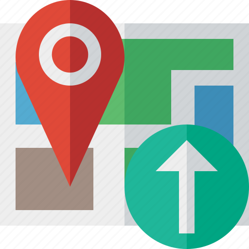 Gps, location, map, marker, navigation, pin, upload icon - Download on Iconfinder