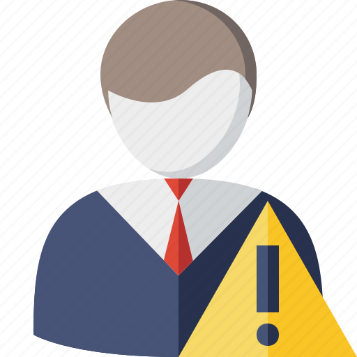 Account, business, client, office, user, warning icon - Download on Iconfinder