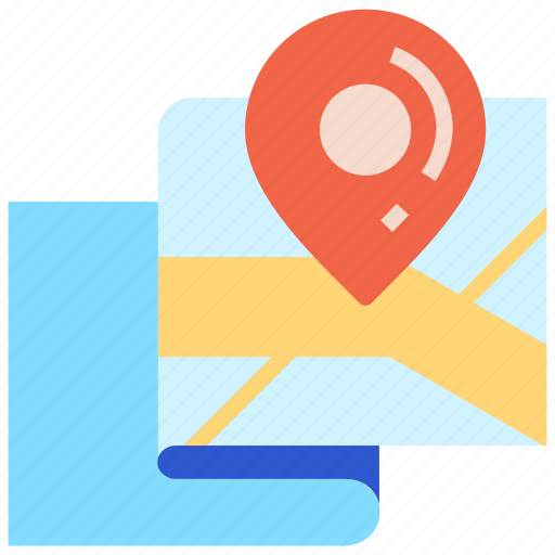 Gps, map, map location, navigation, pin icon - Download on Iconfinder