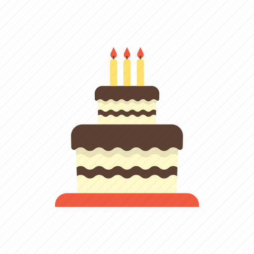 Birthday, cake, candles, celebration, food, party, tart icon - Download on Iconfinder