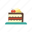 birthday, cake, celebration, food, party, snack, tart 