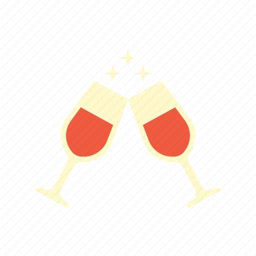Beverage, birthday, celebration, drink, glasses, party, wine icon - Download on Iconfinder