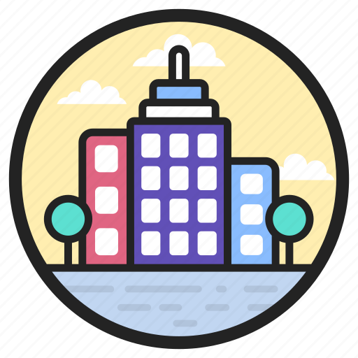City buildings, high rise building, modern architecture, skylines, skyscraper icon - Download on Iconfinder