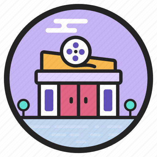 Auditorium, cinema, movie house, playhouse, theatre icon - Download on Iconfinder