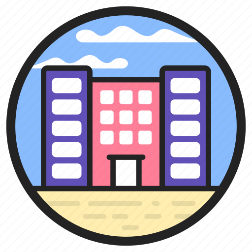 Commercial building, commercial centre, modern building, office blocks, office building icon - Download on Iconfinder