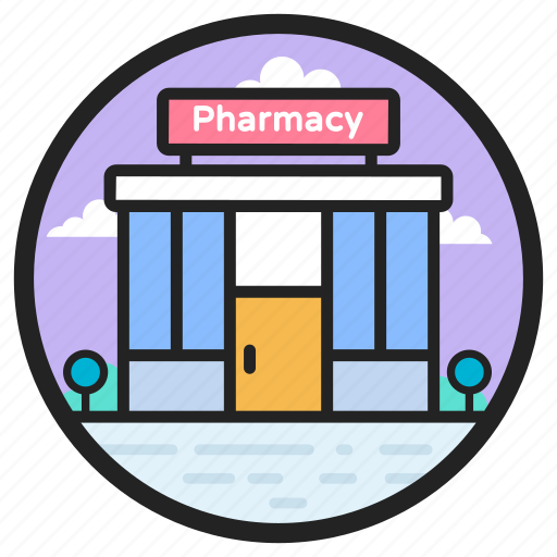 Chemist shop, commercial center, dispensary, drugstore, pharmacy,  rehabilitation center icon - Download on Iconfinder