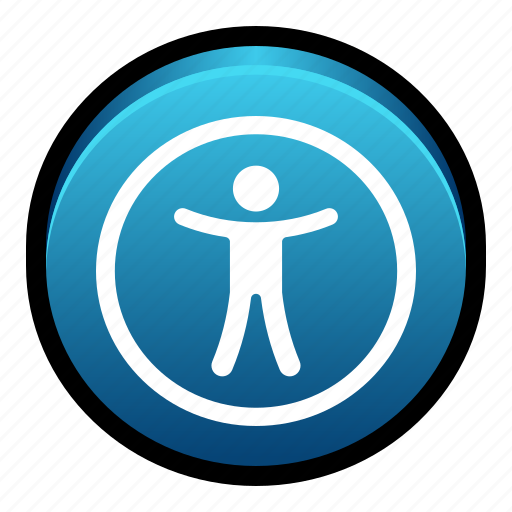 Accessibility, usability, disabled, handicap icon - Download on Iconfinder