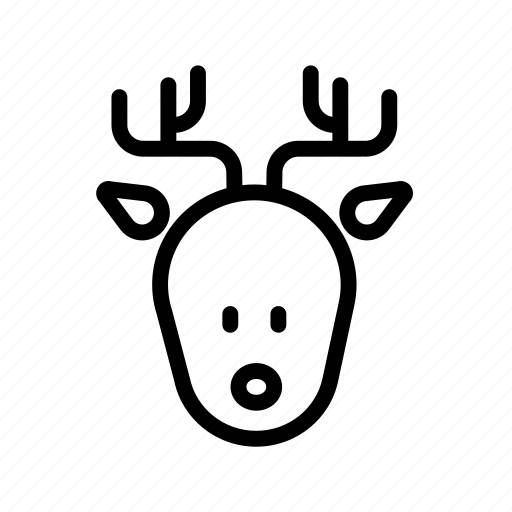 Reindeer, deer, christmas, winter, xmas, holiday, celebration icon - Download on Iconfinder
