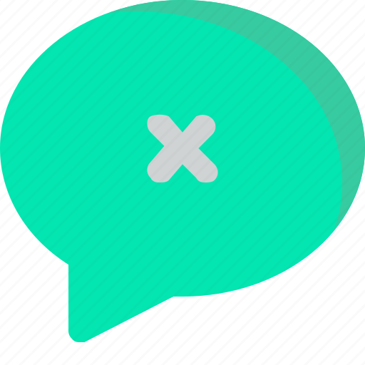 Chat, comment, conversation, delete, message icon - Download on Iconfinder