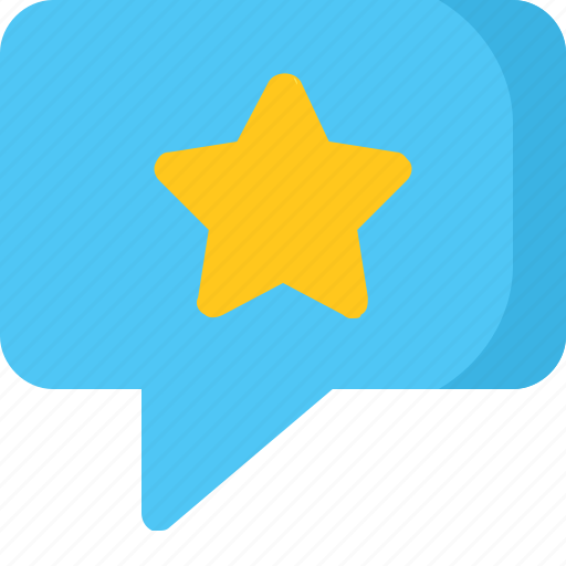 Chat, comment, conversation, favorite, message, star icon - Download on Iconfinder