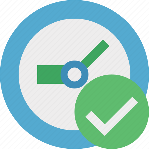 Clock, history, ok, schedule, timer icon - Download on Iconfinder