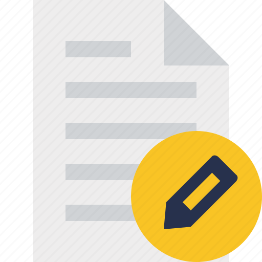 Document, edit, file, page, paper icon - Download on Iconfinder