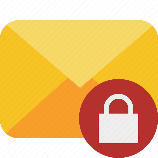 Communication, email, letter, lock, mail, message icon - Download on Iconfinder