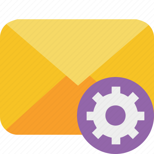 Communication, email, letter, mail, message, settings icon - Download on Iconfinder