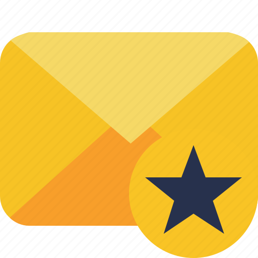 Communication, email, letter, mail, message, star icon - Download on Iconfinder