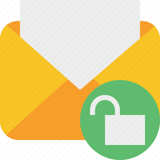 Communication, email, letter, mail, message, read, unlock icon - Download on Iconfinder