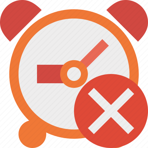 Alarm, cancel, clock, event, schedule, time, timer icon - Download on Iconfinder
