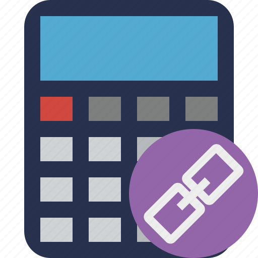 Calculator, link, accounting, calculate, finance, math icon - Download on Iconfinder