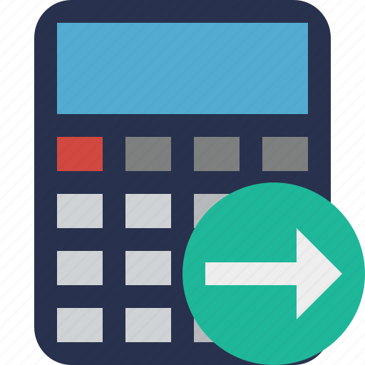Calculator, next, accounting, calculate, finance, math icon - Download on Iconfinder