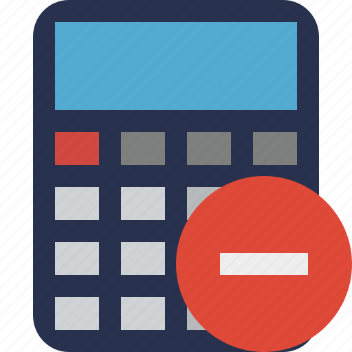 Calculator, stop, accounting, calculate, finance, math icon - Download on Iconfinder