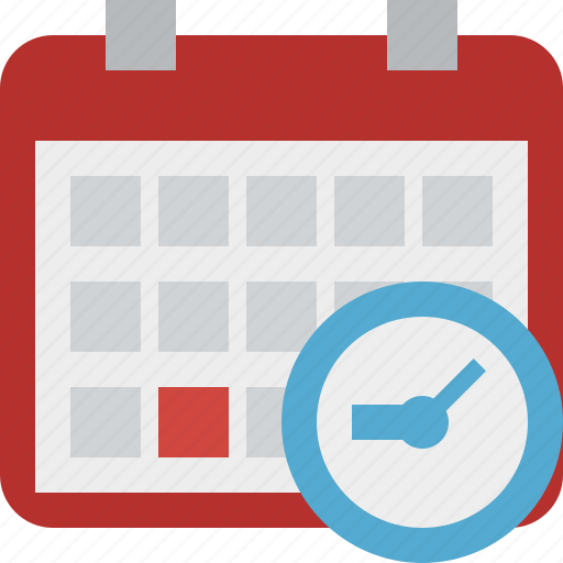 Calendar, clock, date, day, event, month, schedule icon - Download on Iconfinder